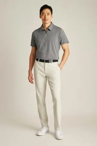 All Day Zip Golf Polo