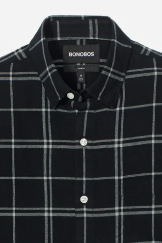 Brushed Button-Down Shirt | Extended Sizes