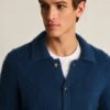 Brushed Cardigan Sweater for Men | Lightweight Layering Warmth