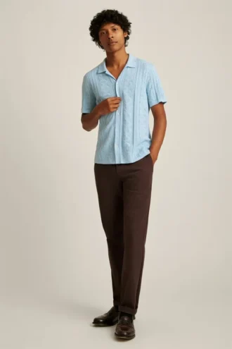 Cable Cabana Sweater Polo