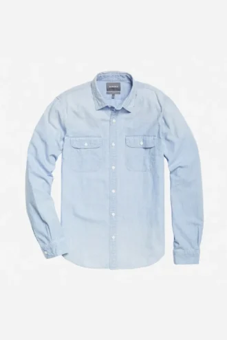 Chambray Button-Down Shirt