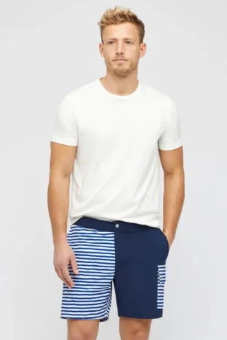 Color Block Swim Trunks
