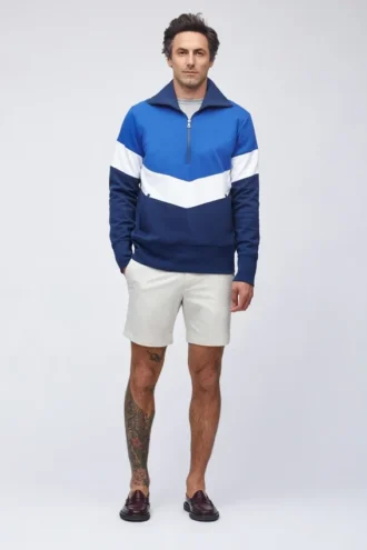 Colorblock Track Half-Zip Pullover