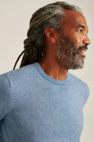 Cotton Cashmere Crew Neck Sweater