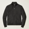 Cotton Cashmere Full-Zip Jacket