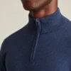 Cotton Cashmere Half-Zip