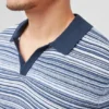 Cotton Cashmere Johnny Collar Polo