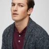 Cotton Cashmere Shawl Cardigan