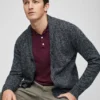 Cotton Cashmere Shawl Cardigan
