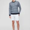 Cotton Linen Crew Neck Sweater