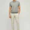 Cotton Linen Sweater Polo
