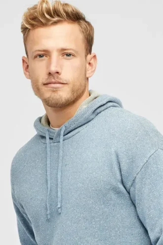 Cotton Poncho Hoodie Sweater