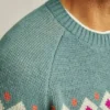 Crew Neck Fair Isle Sweater
