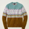 Crew Neck Fair Isle Sweater