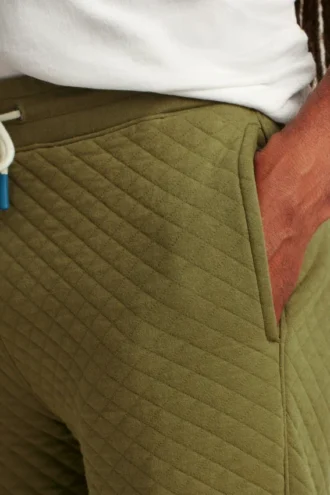 Diamond Quilted Sweatpant