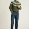 Fair Isle Wool Blend Sweater by Bonobos | Festive Warm Knit