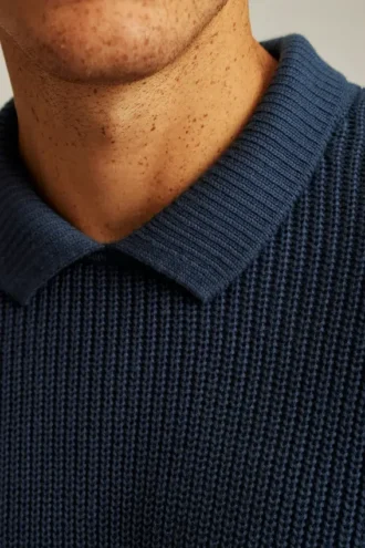 Fisherman Polo Sweater