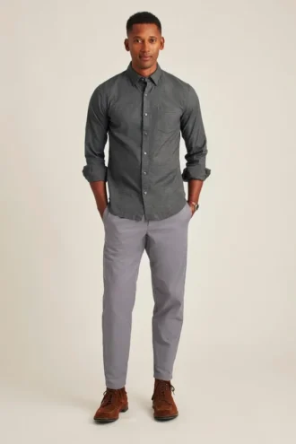 Flannel Lined Drawstring Chinos