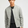 Fleece Baseball Bomber Jacket