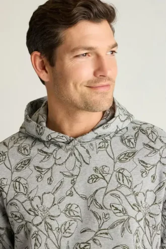 French Terry Hoodie for Men by Bonobos | Embroidered Midweight Comfort