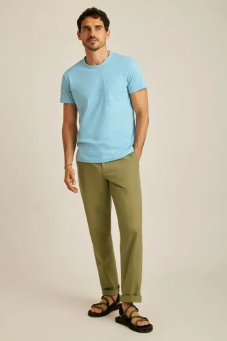 Garment Dyed & Sun Faded Slub T Shirt