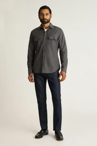 Garment-Dyed Utility Shirt