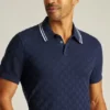 Grid Sweater Polo