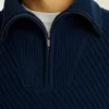 Half Zip Collared Sweater