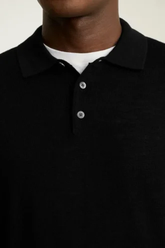 Hudson Long Sleeve Sweater Polo
