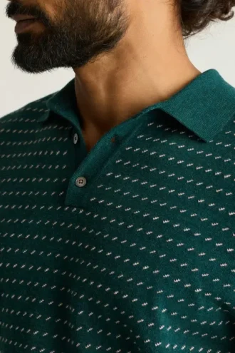 Hudson Long Sleeve Sweater Polo