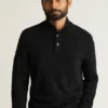 Italian Cashmere Mock Neck Sweater