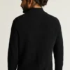 Italian Cashmere Mock Neck Sweater