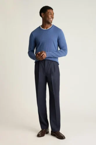 Italian Pleated Wool Trouser