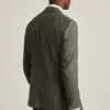 Italian Stretch Brushed Wool Suit Jacket