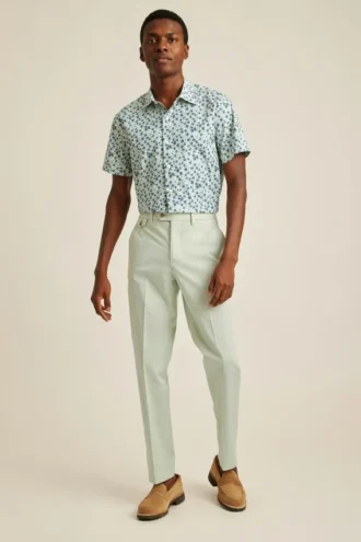 Italian Stretch Cotton Suit Pant