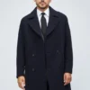 Italian Wool Double Breasted Topcoat