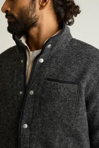 Italian Wool Fleece Jacket