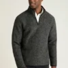 Italian Wool Fleece Quarter Zip