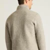 Italian Wool Fleece Quarter Zip