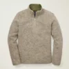 Italian Wool Fleece Quarter Zip