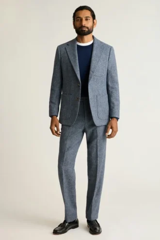 Jetsetter British Tweed Dress Pant
