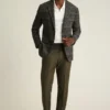 Jetsetter Italian Brushed Wool Dress Pant