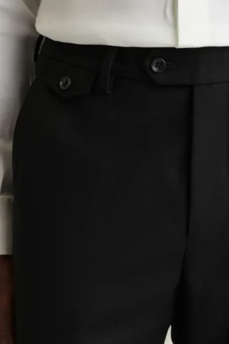 Jetsetter Italian Brushed Wool Dress Pant