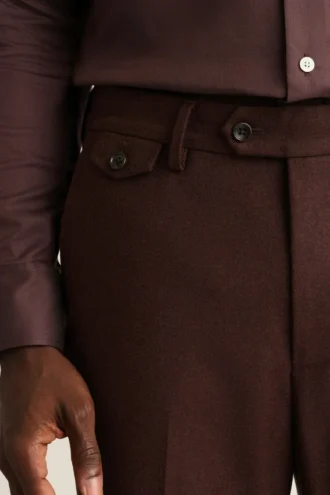 Jetsetter Italian Brushed Wool Dress Pant