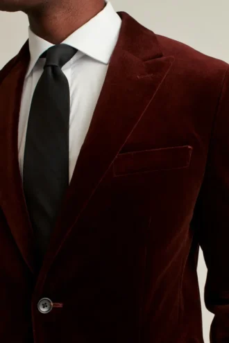 Jetsetter Italian Stretch Velvet Blazer