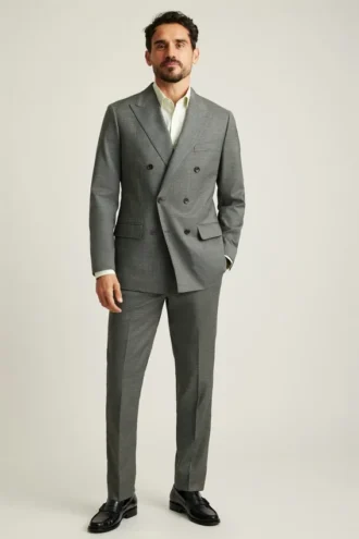 Jetsetter Italian Wool Double-Breasted Blazer