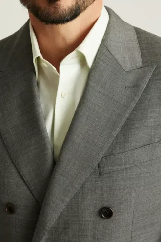 Jetsetter Italian Wool Double-Breasted Blazer