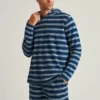Lightweight French Terry Striped Hoodie