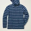 Lightweight French Terry Striped Hoodie