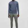 Linen Blend Marl Crew